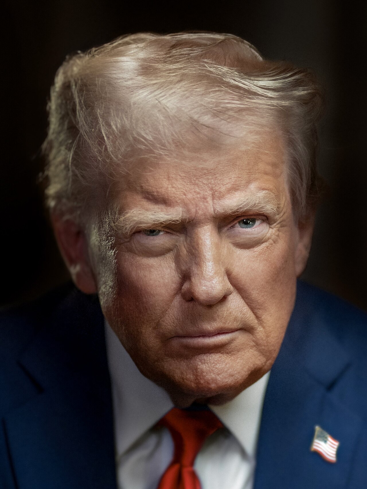 Official presidential portrait of Donald J. Trump